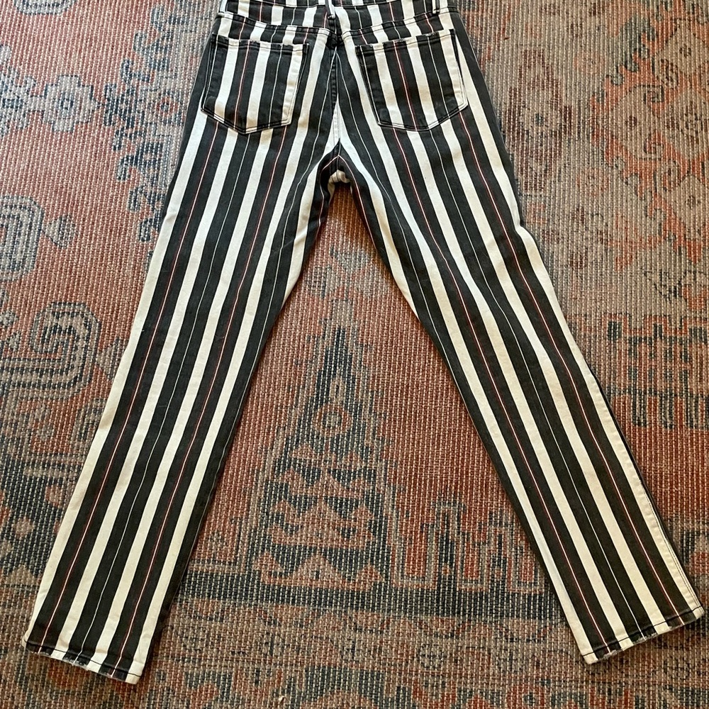 Frame Striped Slender Jean - Picture 5 of 7